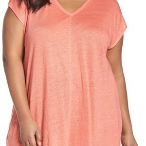 Sejour Linen Knit Tunic, NWT  Size 0X